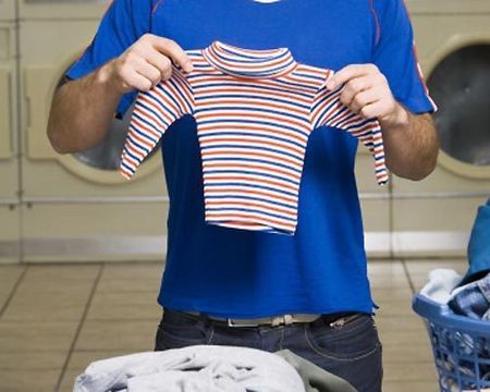 measure collar and sleeve length to check for shrinkage